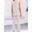 Plus Size Elegant Plain Suit Set, Single Breasted Sleeveless Vest & Straight Leg Pants Outfits, Women's Plus Size Clothing