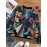 Plus Size Women's Hawaiian Print Baseball Jacket Hoodie - Tropical Hibiscus & Palm Leaf Aloha Coat, Lightweight Long Sleeve Split Hem Hawaiian Shirt Style Outerwear for Vacation, Beach Parties & Year-Round Casual Wear
